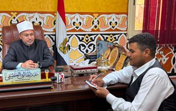 مراسل أهل مصر مع الدكتور عبد الخالق العطيفي وكيل وزارة أوقاف الإسماعيلية 