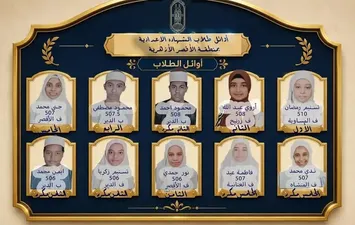 أوائل الشهادة الإعدادية الأزهرية بالأقصر