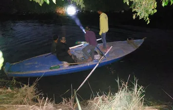 ضبط تمساح مصرف قرية الحصافة