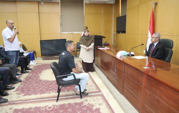 اللقاء المفتوح للمواطنين ببنى سويف 