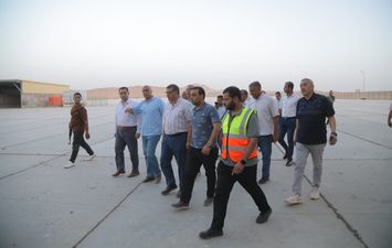 تفقد مصنع تدوير المخلفات الصلبة 