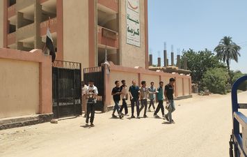 جانب من خروج الطلبة من اللجان 