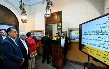 جولة رئيس الوزراء بالجمعية الجغرافية المصرية