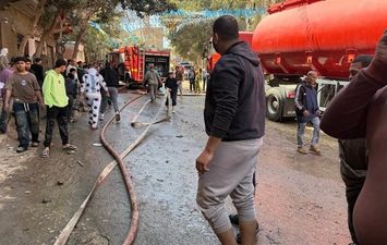 حريق منشية ناصر