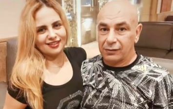 حسام حسن وزوجته دانا آدم