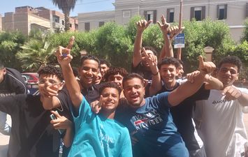 طلاب الثانوية العامة ببنى سويف 