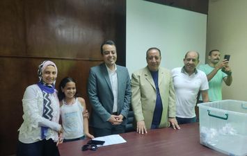 قرعة العمرة بنقابة الصحفيين في الإسكندرية 