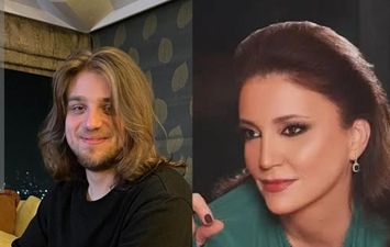 نورا رحال وابنها 