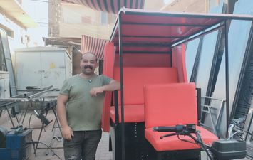 ابتكار توك توك محلي بقنا
