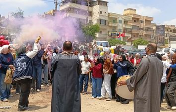 احتفالات طلاب الثانوية العامة بنهاية الامتحانات 