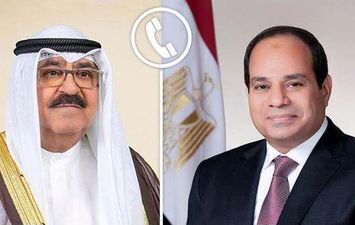 السيسي ونظيره الكويتي 
