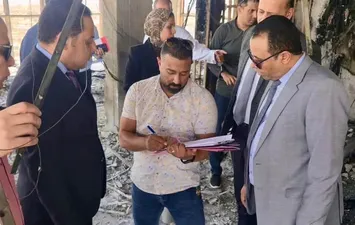 جانب من المعاينة