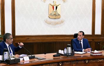 جانب من لقاء الدكتور مصطفى مدبولي بوزير الدولة للإعلام ضياء رشوان