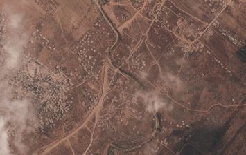 صور فضائية - اسرائيل وغزة