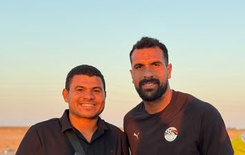 مراسل جريدة أهل مصر بالإسماعيلية مع كابتن محمد علاء حارس المرمى منتخب مصر 