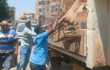 جانب من رفع الاشغالات