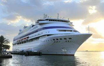 ميناء غرب بورسعيد يستقبل السفينة السياحية ASTORIA GRANDE