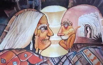 المعرض السنوي لمواهب الرسم 