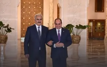 الرئيس السيسي وخليفة حفتر