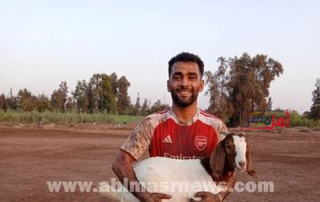 معزة.. جائزة غريبة للفائز في إحدى مباريات كرة القدم بكفر الشيخ