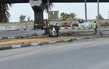 جانب من الحادث  