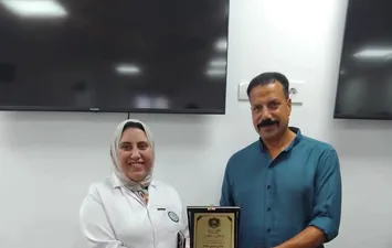 جانب من تكريم أمن مستشفى القصاصين 