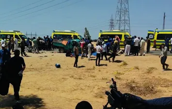 جانب من حادث الدواويس 