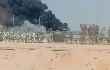 حريق تنده داخل مصنع 