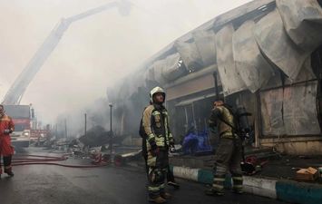 حريق في طهران أرشيفية