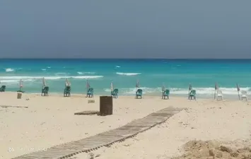 غلق الشواطئ بمرسي مطروح 