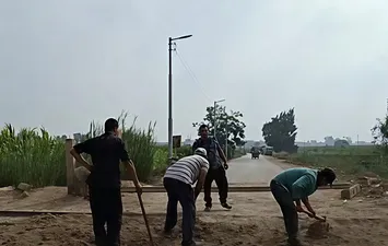 غلق المعبر العشوائي