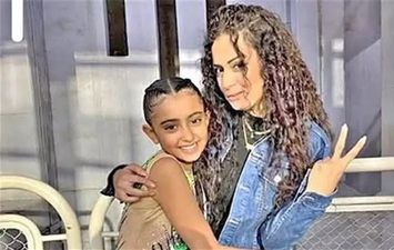 لاعبة الجمباز ناتالي ريمون ووالدتها