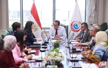 وزير الصحة ووفد سان دوناتو الإيطالية 