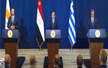الرئيس السيسي خلال مؤتمر صحفي  