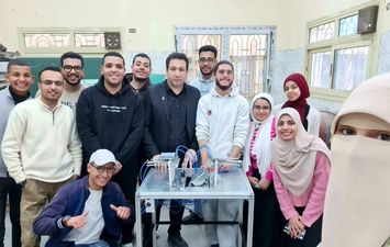 طلاب قسم الهندسة الزراعية بكلية الزراعة جامعة كفر الشيخ 