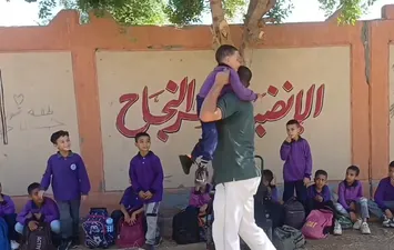 جانب من الفيديو المتداول 
