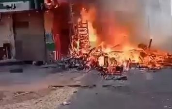 حريق الورديان