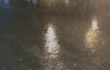 أمطار غزيرة على واحة سيوة 