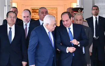 الرئيس عبد الفتاح السيسي يستقبل نظيره محمود عباس