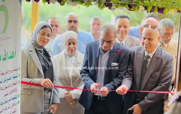 جانب من افتتاح المعرض 