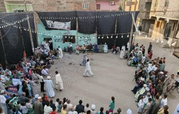 جانب من الاحتفالات 