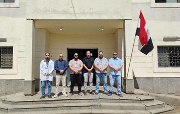 جانب من القافلة العلاجية 