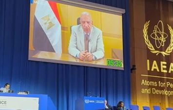 وزير الكهرباء في مؤتمر وكالة الطاقة الذرية