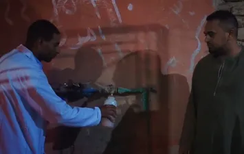 جانب من اخذ العينات 
