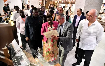 جانب من الزيارة 