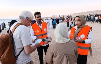 الرعاية الصحية تؤمّن طبيًا احتفالات تعامد الشمس على وجه الملك رمسيس الثاني بمعبد أبو سمبل