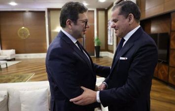 رئيس حكومة الوحدة الوطنية فى ليبيا يستقبل رئيس جهاز المخابرات العامة