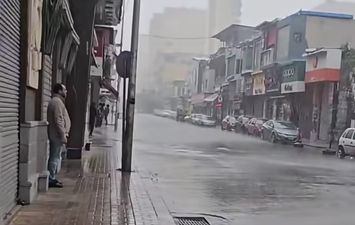 الأمطار في الإسكندرية