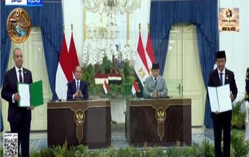 الرئيس السيسي في إندونسيا 