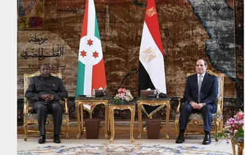 الرئيس السيسي ورئيس بوروندي 